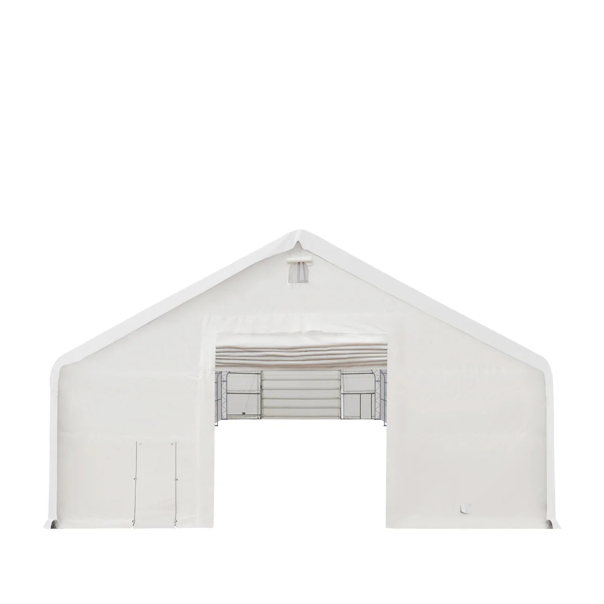 New 40' x 60' Dual Truss Storage Shelter with Heavy Duty 21 oz PVC Cover & Drive Through Doors