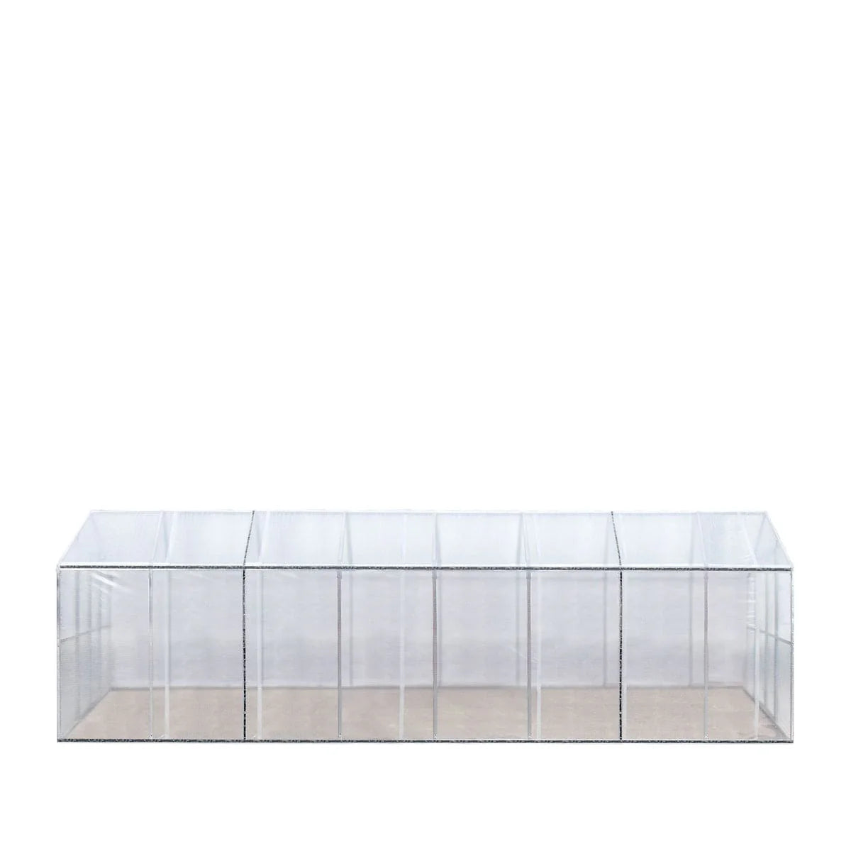 New 8’ x 26’ Greenhouse Grow Tent w/20 Mil Ripstop Leno Mesh PVC Cover, Galvanized Steel Frame, Roll-up Windows