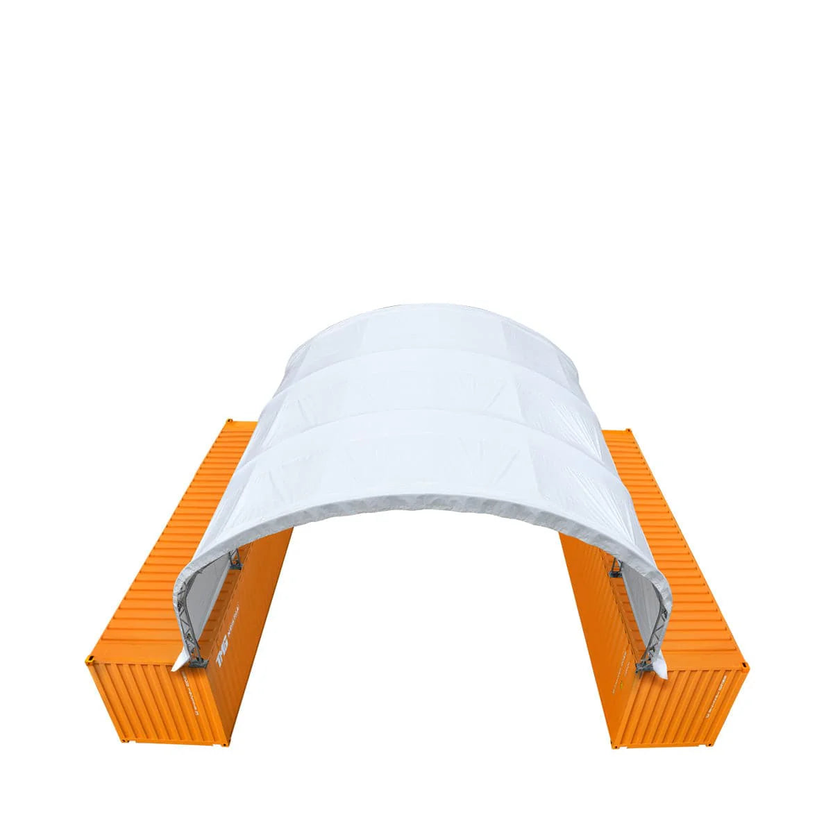 New 30' x 20' Dual Truss Container Shelter with Heavy Duty 17 oz PVC Cover