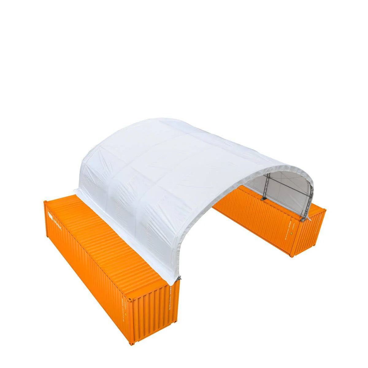 New 30' x 20' Dual Truss Container Shelter with Heavy Duty 17 oz PVC Cover