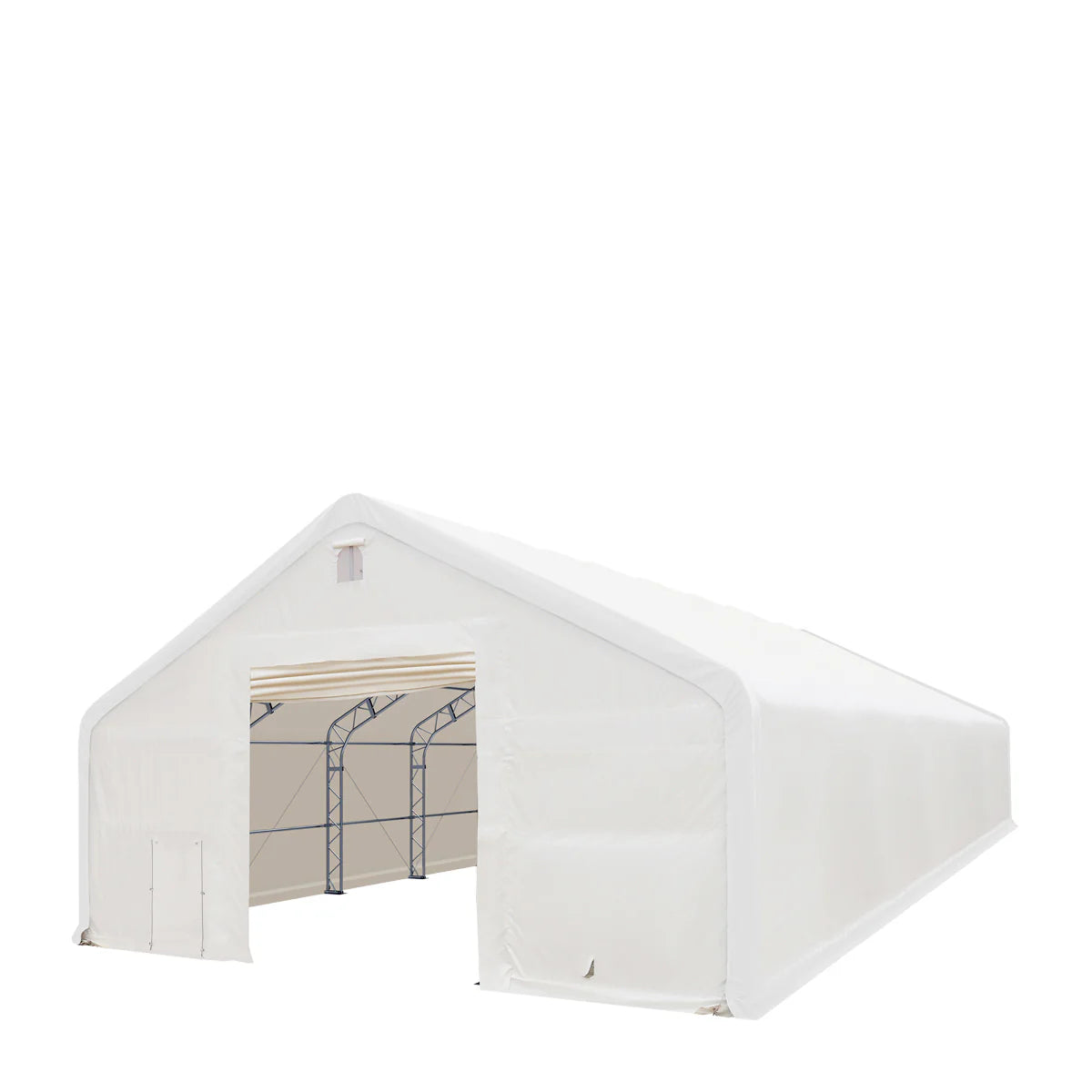 New 40' x 80' Dual Truss Storage Shelter with Heavy Duty 21 oz PVC Cover & Drive Through Doors