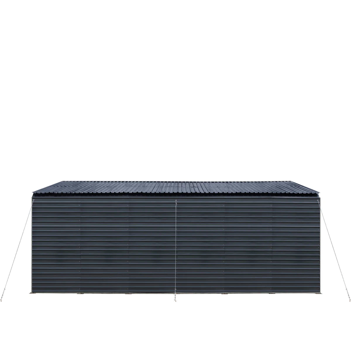 New 20’ x 30’ Metal Shed Carport, 10’ Enclosed Sidewalls, 600 Sq-Ft, 27 GA Corrugated Panels