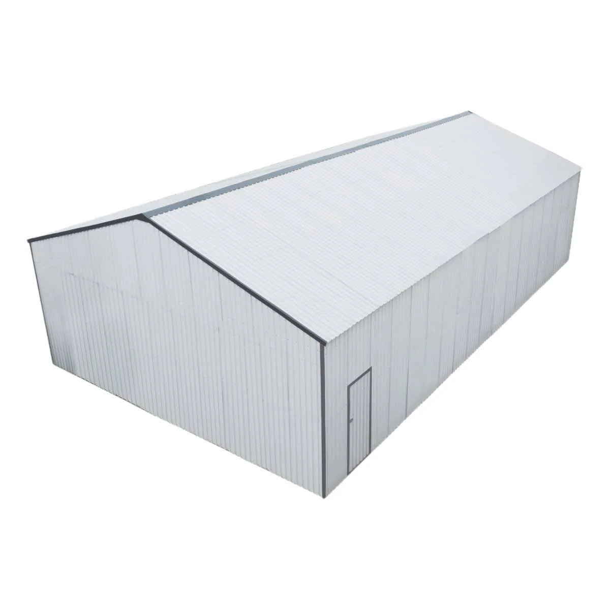 New 30' x 50' Metal Garage Shed – Steel Building with 11’ Clearance High Front Doors, Side Entry Door, 16 GA Steel Structure