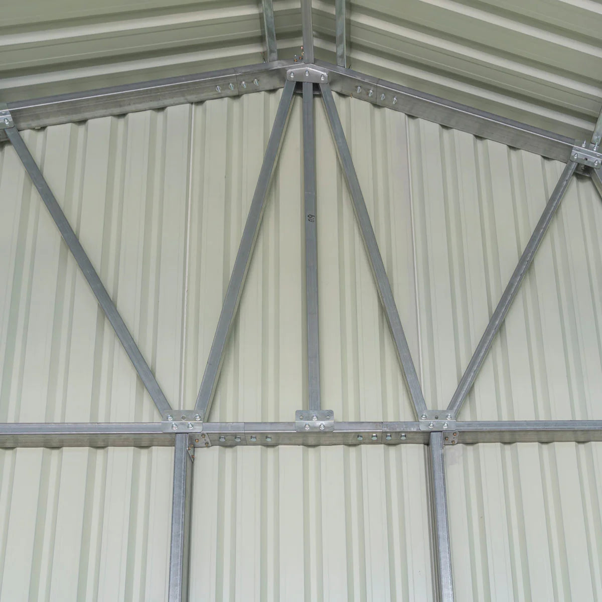 New 30’ x 40’ Metal Garage Shed with 11' High Double Front Doors, 17’ Peak Height, Side Entry Door, 1260 Sq-Ft Floor Space