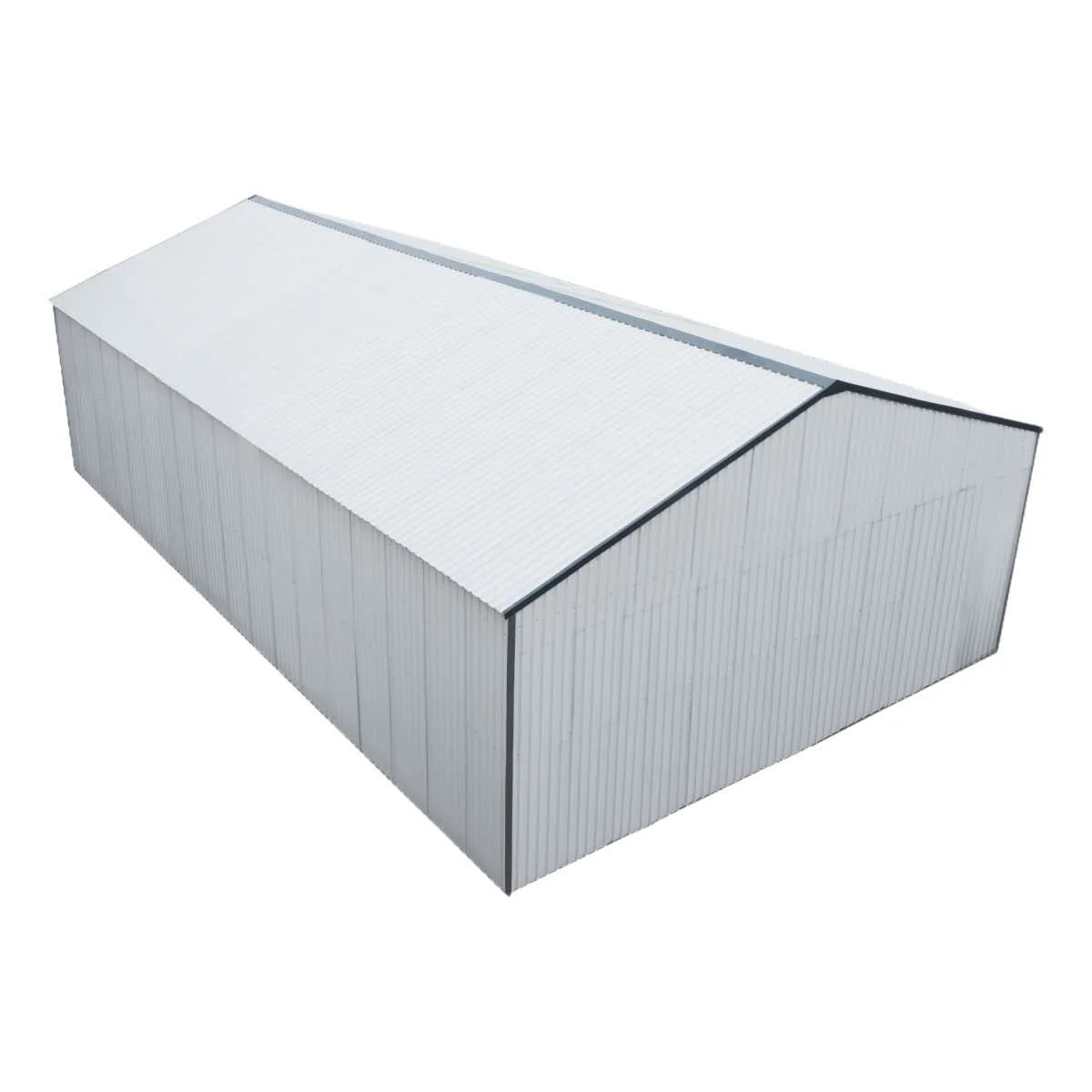 New 30' x 50' Metal Garage Shed – Steel Building with 11’ Clearance High Front Doors, Side Entry Door, 16 GA Steel Structure