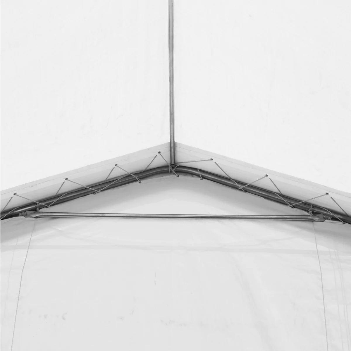 New 30' x 80' Peak Ceiling Storage Shelter with Heavy Duty 17 oz PVC Cover & Drive Through Doors