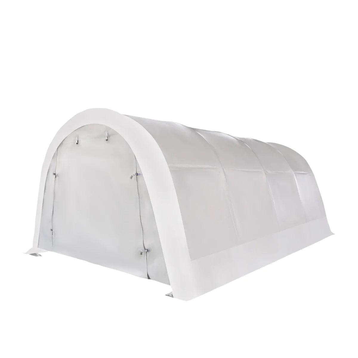 New 12' x 20' Car Shelter w/Rounded Roof & Heavy-Duty 11 OZ PE Fabric –  Richard's Sheds
