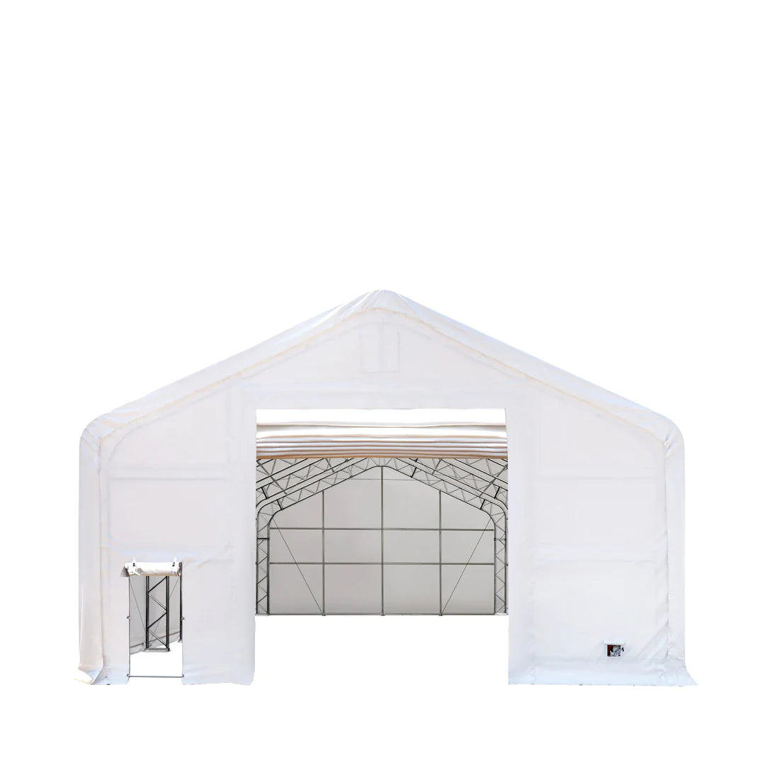 New 30' x 40' Dual Truss Storage Shelter with Heavy Duty 17 oz PVC Cover