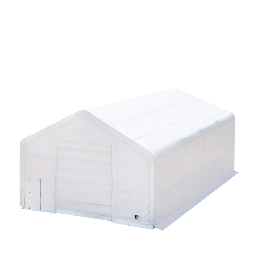 New 30' x 40' Dual Truss Storage Shelter with Heavy Duty 17 oz PVC Cover