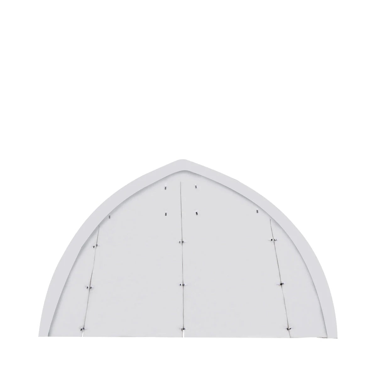 New 20' x 30' Arch Wall Peak Ceiling Storage Shelter with Heavy Duty 17 oz PVC Cover & Drive Through Doors