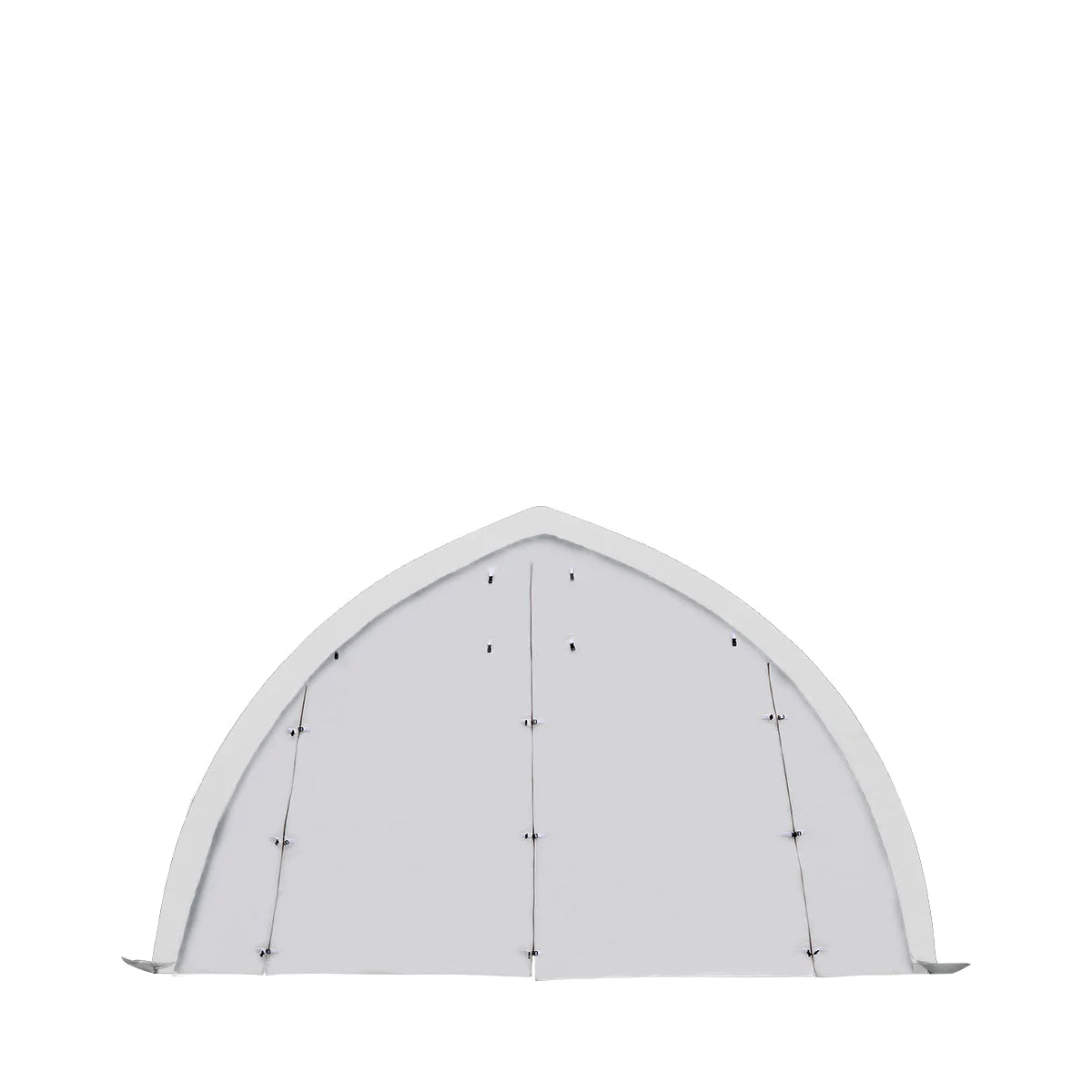 New 20' x 30' Arch Wall Peak Ceiling Storage Shelter with Heavy Duty 11 oz PE Cover & Drive Through Doors