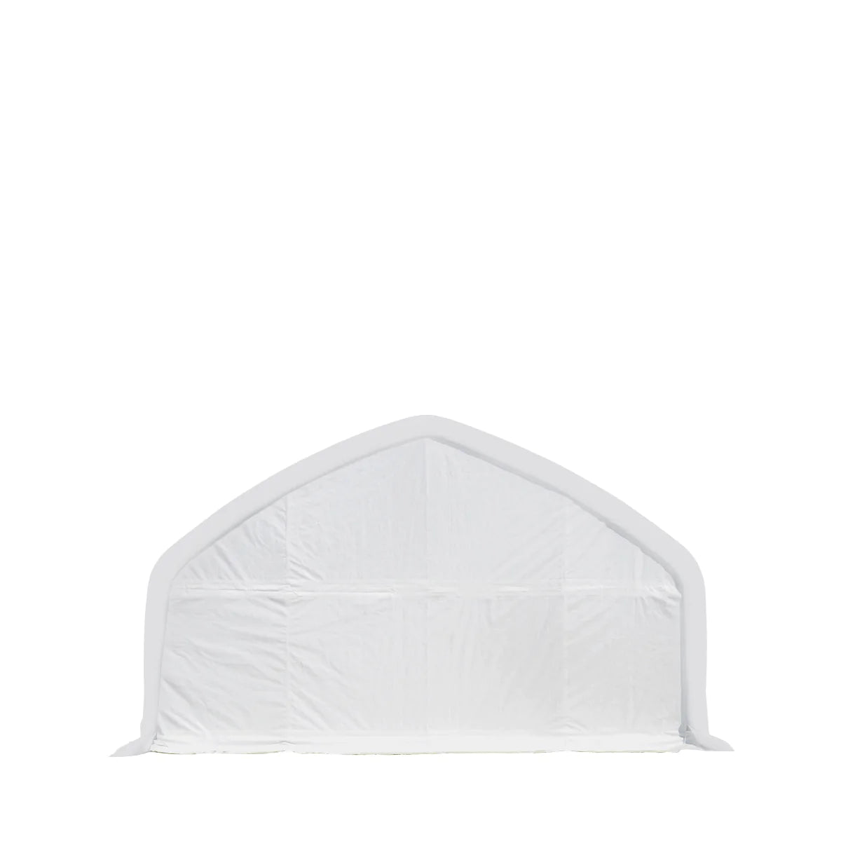 New 20' x 40' Straight Wall Peak Ceiling Storage Shelter with Heavy Duty 17 oz PVC Cover & Drive Through Door