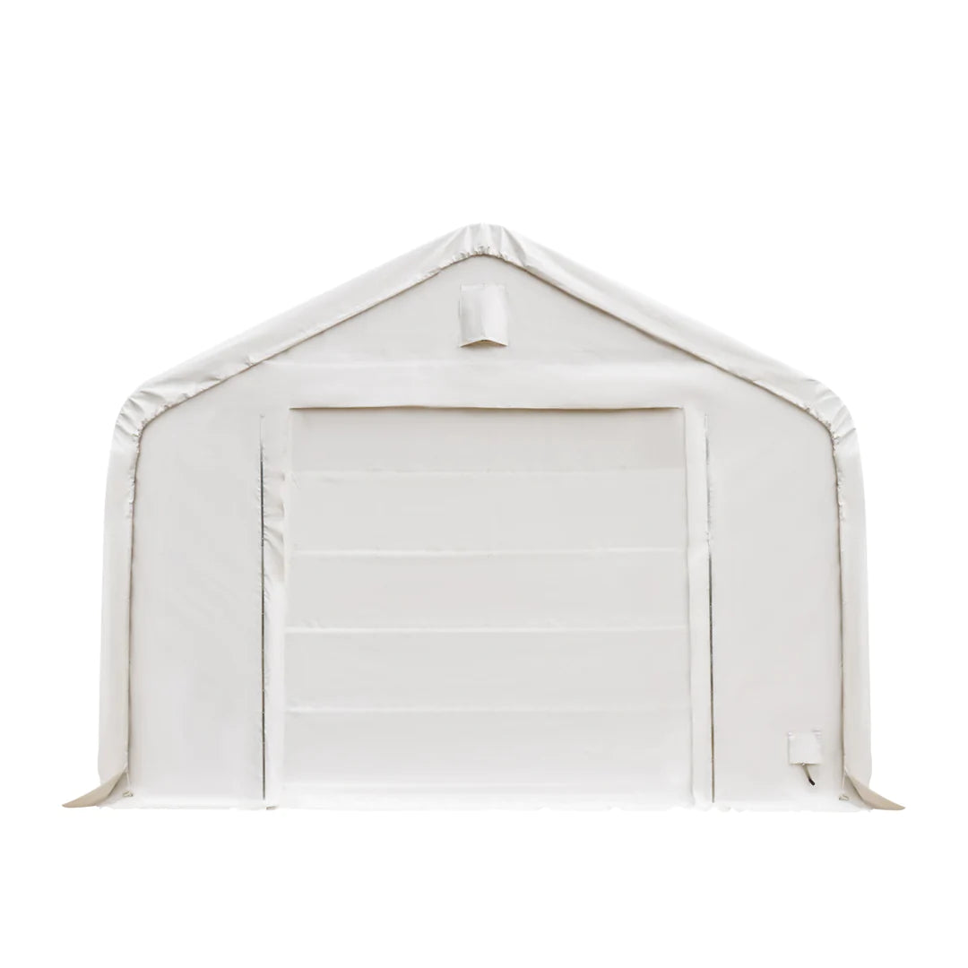 New Pro Series 20' x 30' Dual Truss Storage Shelter with Heavy Duty 17oz PVC Cover