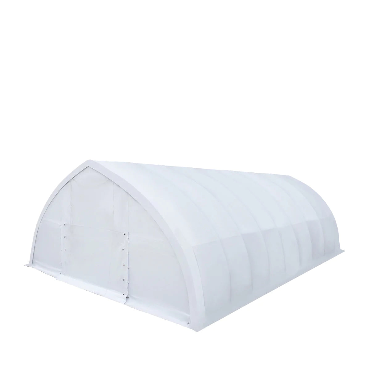 New 30' x 40' Peak Ceiling Storage Shelter with Heavy Duty 17 oz PVC Cover & Drive Through Doors