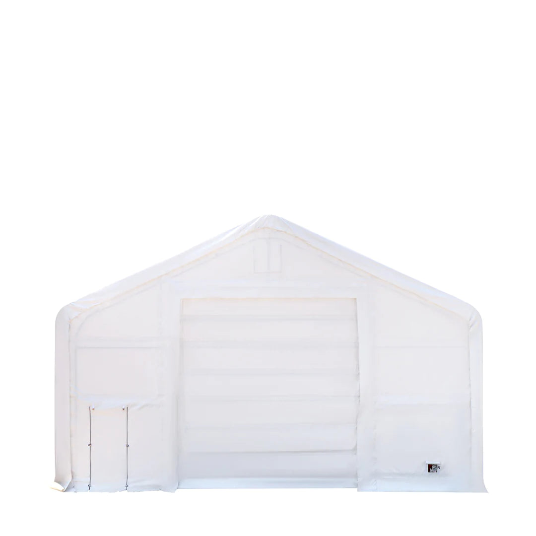 New 30' x 60' Dual Truss Storage Shelter with Heavy Duty 17 oz PVC Cover & Drive Through Doors