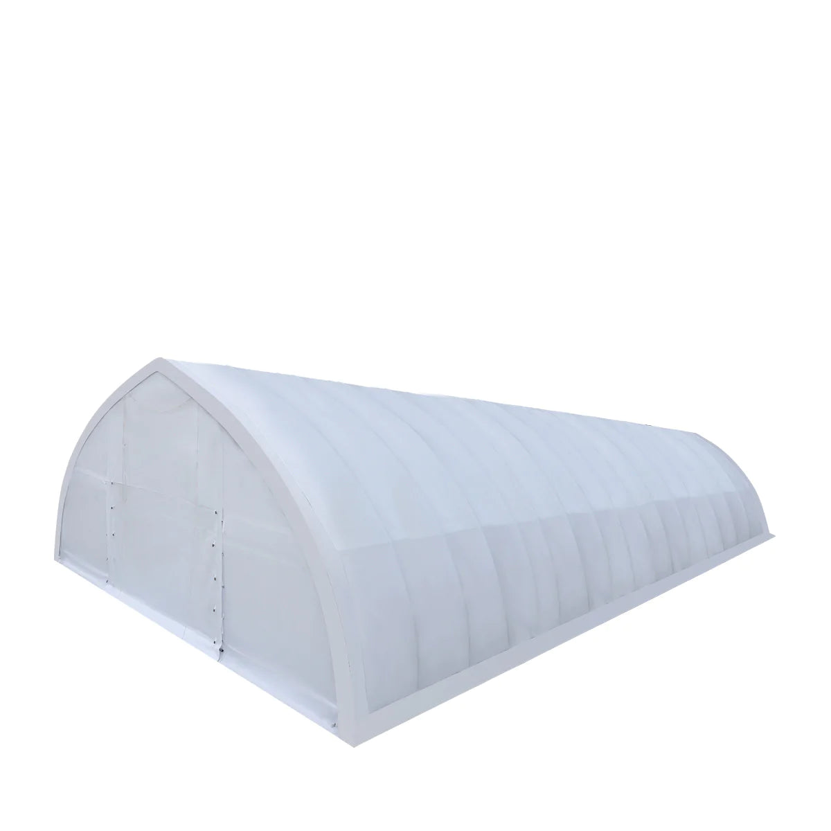 New 30' x 80' Peak Ceiling Storage Shelter with Heavy Duty 17 oz PVC Cover & Drive Through Doors