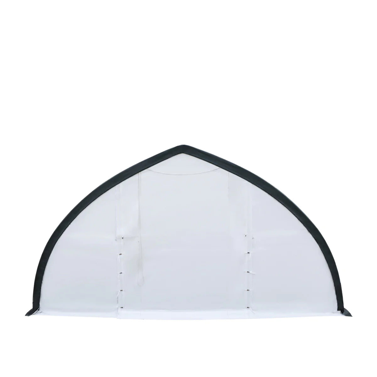 New 30' x 80' Peak Ceiling Storage Shelter with Heavy Duty 11 oz PE Cover & Drive Through Doors