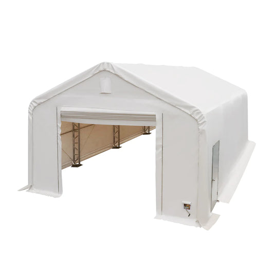 New Pro Series 20' x 30' Dual Truss Storage Shelter with Heavy Duty 17oz PVC Cover