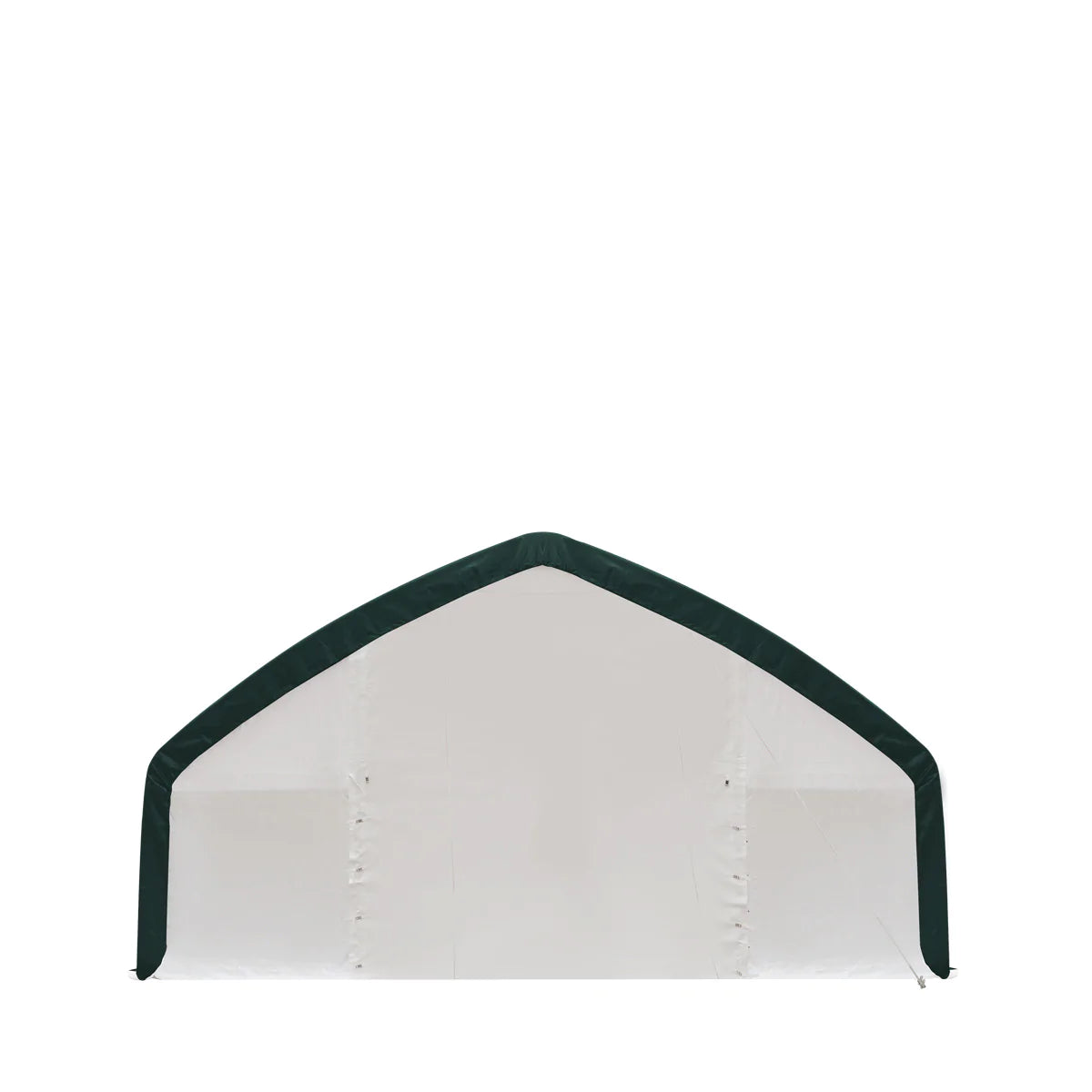 New 30' x 70' Straight Wall Peak Ceiling Storage Shelter with Heavy Duty 11 oz PE Cover & Drive Through Doors,