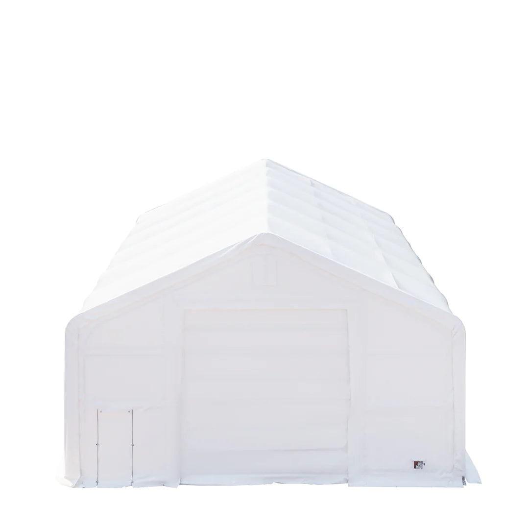 New 30' x 60' Dual Truss Storage Shelter with Heavy Duty 17 oz PVC Cover & Drive Through Doors